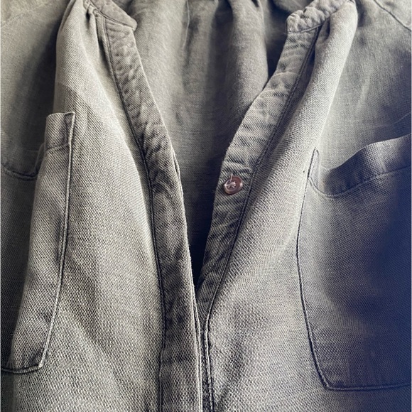 Lucky Brand green linen dress - Picture 9 of 10